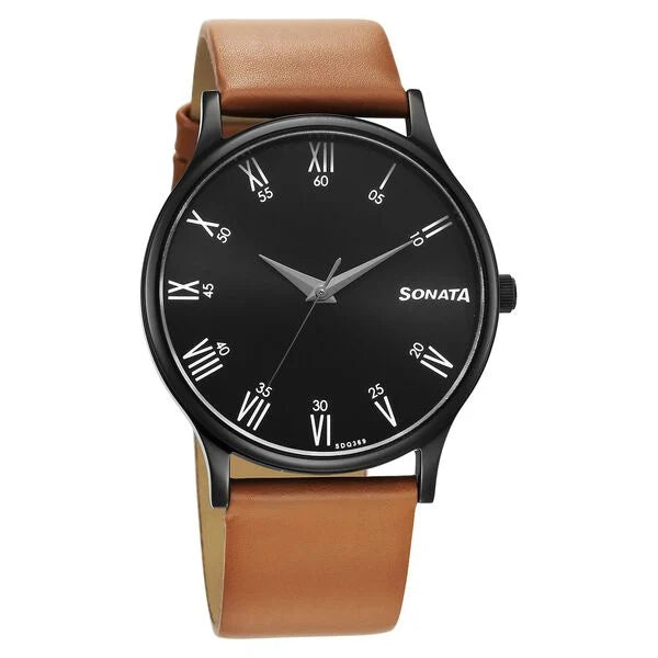 SON 77105NL13W TRNDZ SONATA GENTS WATCH SON 77105NL13W TRNDZ SONATA GENTS WATCH